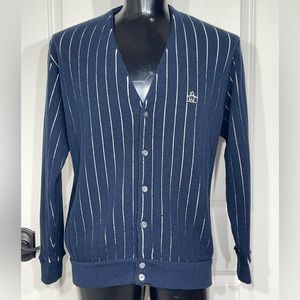 Vintage Grand Slam navy blue cardigan